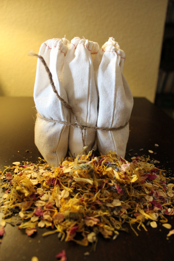 Organic Baby Bath Tea Sachet – Rose, Lavender, Chamomile, Calendula & Oats