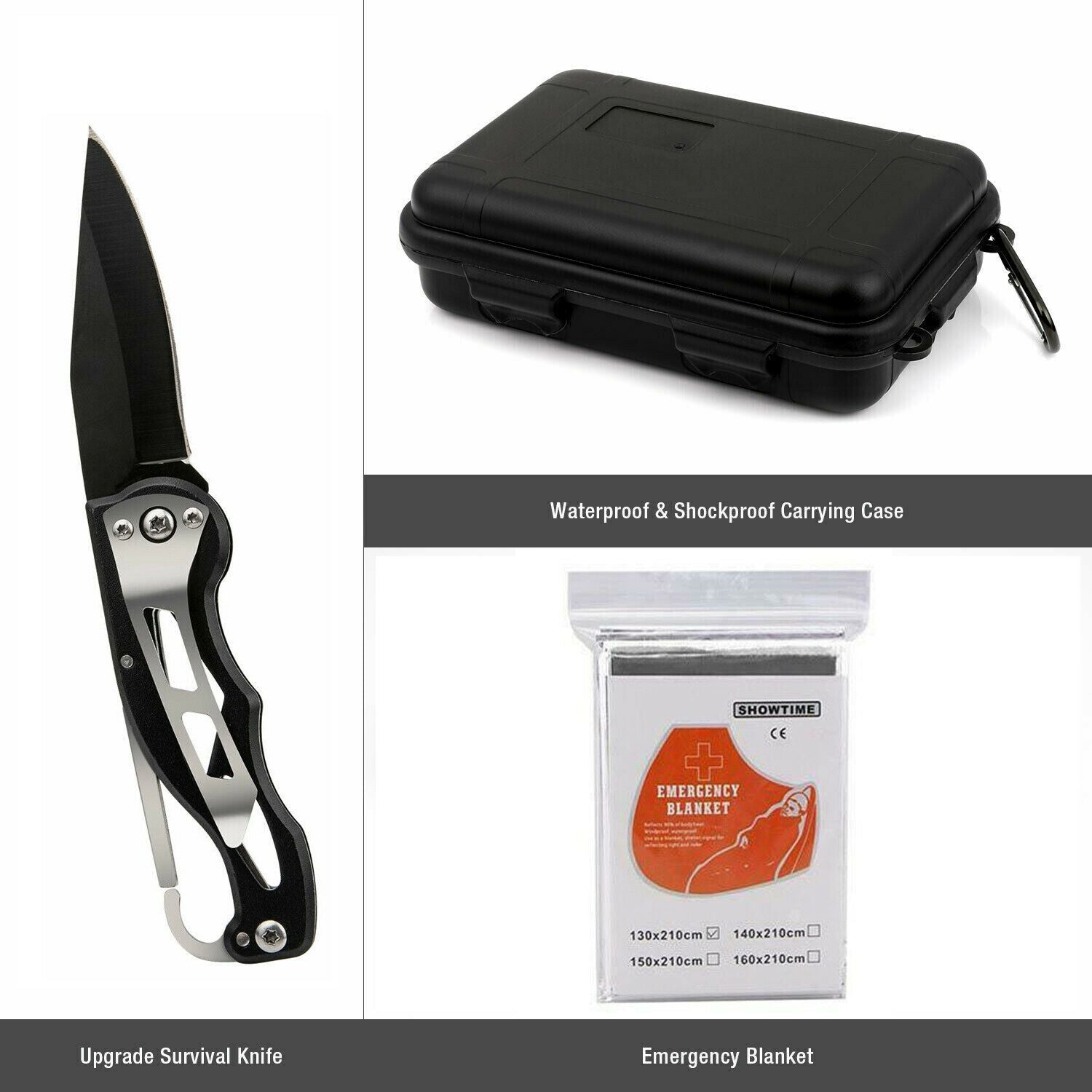 14-in-1 Outdoor Survival Kit – Emergency Gear for Camping, Hiking & Car