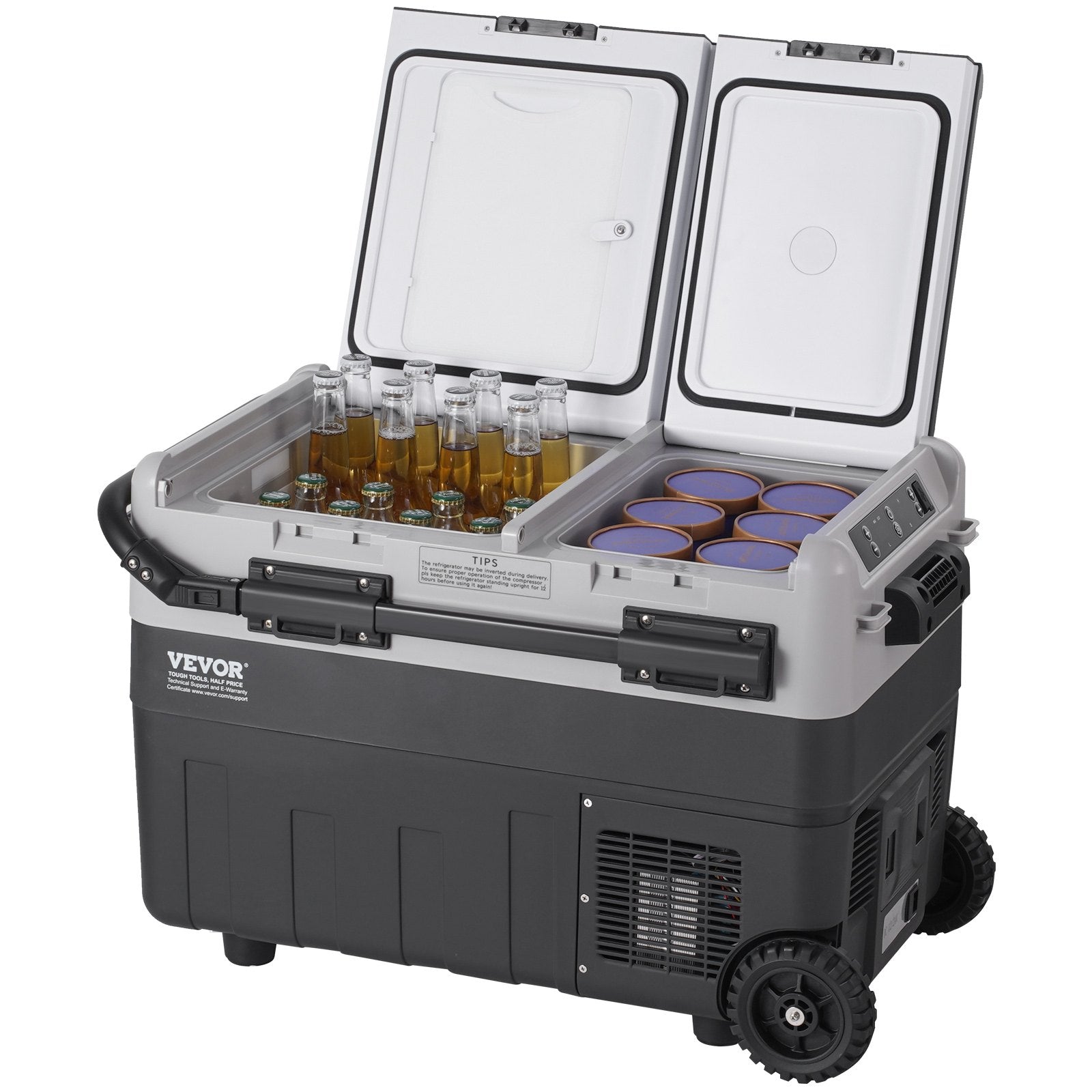 Portable Car Refrigerator – 40L Compressor Fridge for Car, RV, Camping & Home